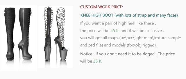 custom work ads-45k boot